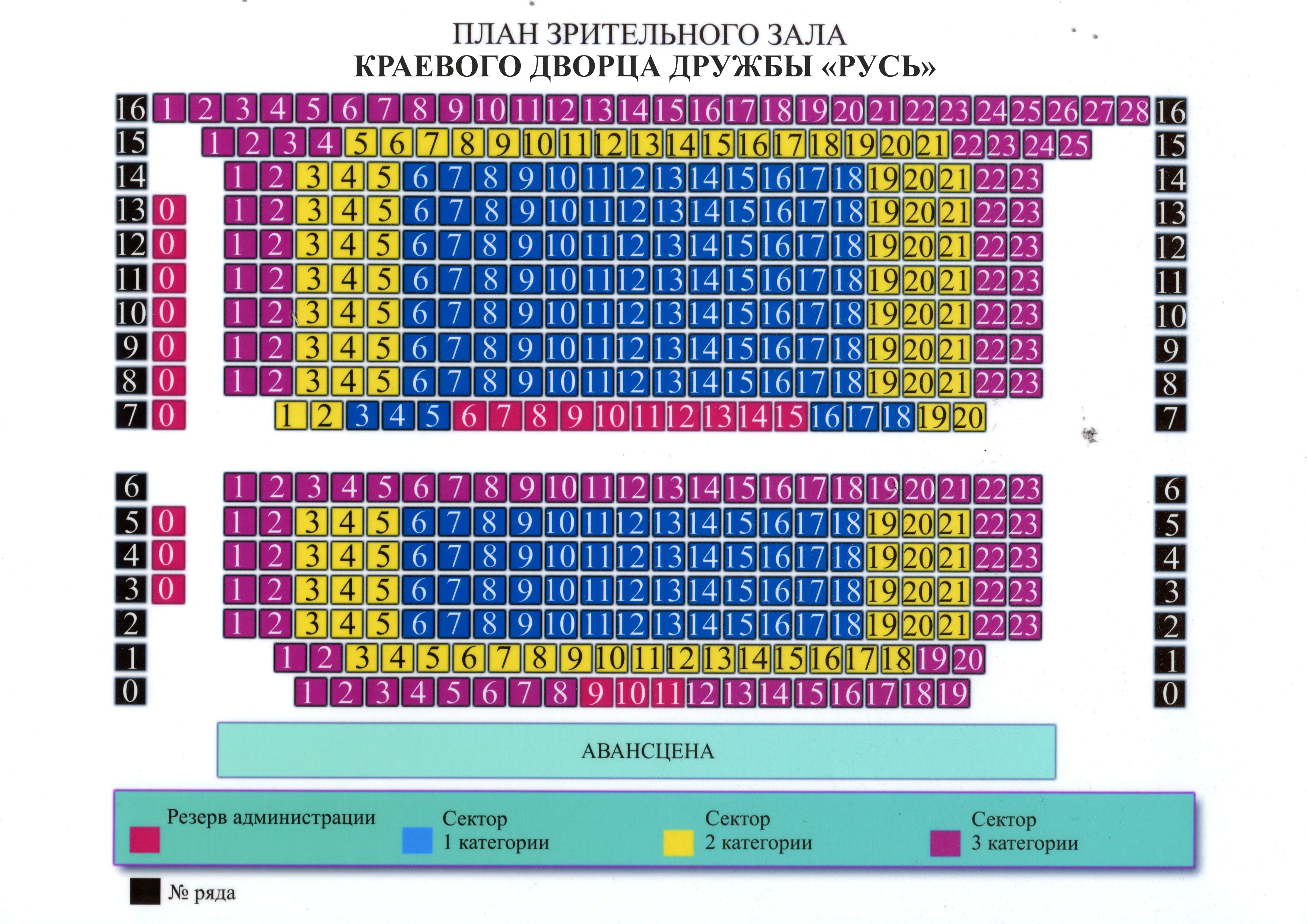 схема кремлевского дворца с местами